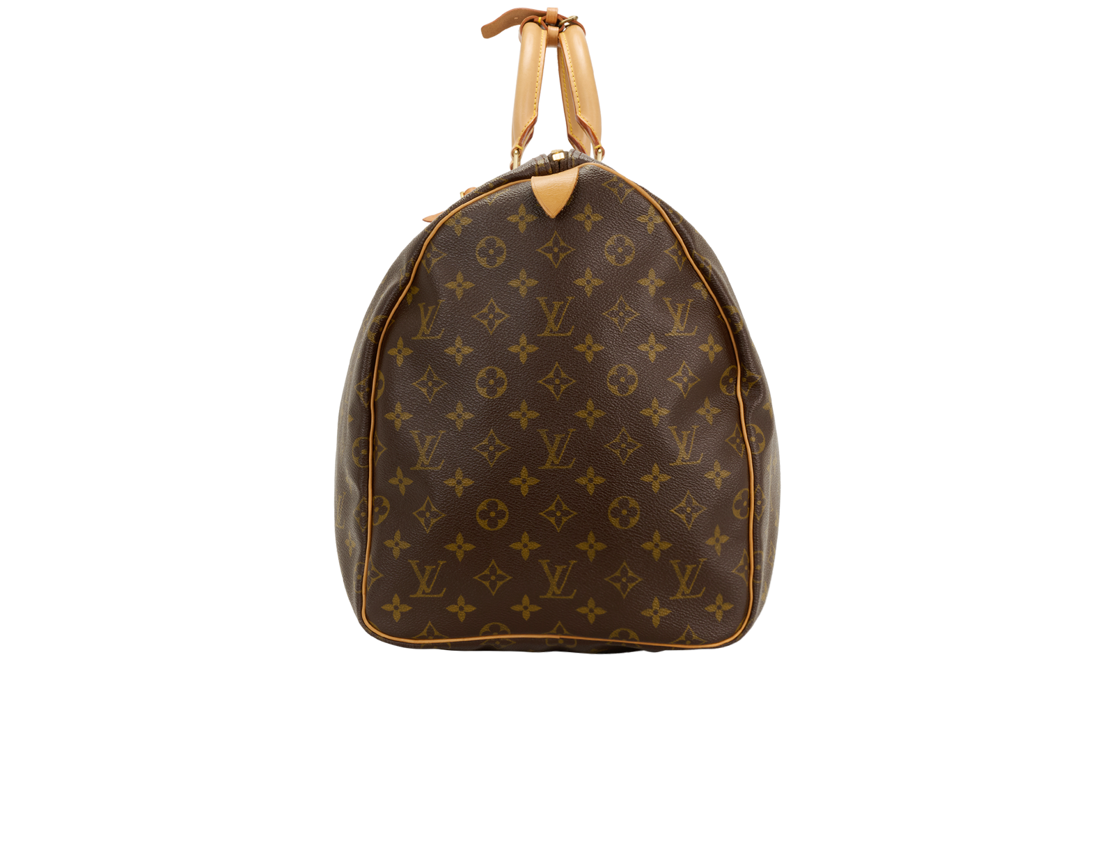 Keepall 55, &pound;1,220, Handbags, Brown, Canvas, Bottom view